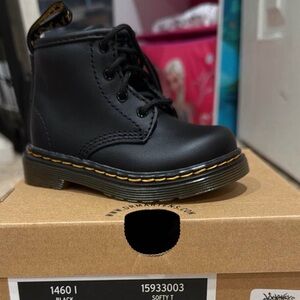 Dr. Martens Kids Black Softy T Boots